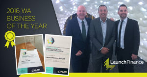 Launch Finance Wins 2016 WA Business of the Year at National Awards